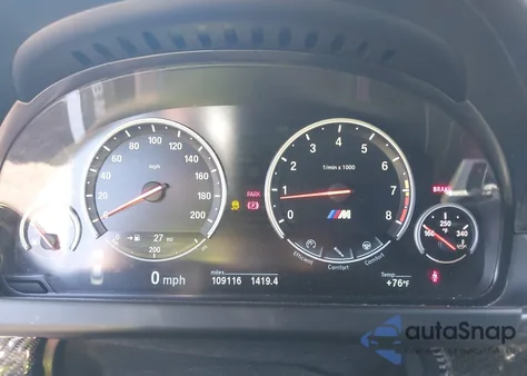 2016 BMW M6 Gran Coupe z USA, uszkodzony, nr VIN WBS6E9C59GGF92552